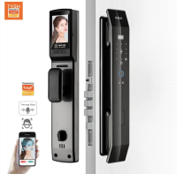 Smart Steel Door Lock Wifi Tuya Smart 3D Face Recognition Fingerprint