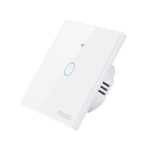 Ninova Zigbee Smart Glass Panel Switch 1 Gang - White